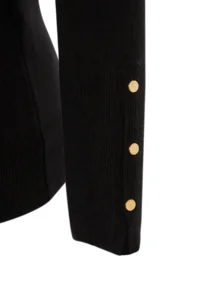 TRENDYOLMİLLA Black Mercerized Look Premium Thread / Special Thread Basic Knitwear Sweater - Image 6