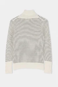 TRENDYOLMİLLA Ecru*001 Mercerized Look Premium Thread / Special Thread Basic Knitwear Sweater - Image 7