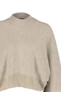 TRENDYOLMİLLA Stone Wide Pattern Spanish Arm Knitwear Sweater - Image 11