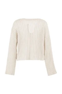 TRENDYOLMİLLA Stone Mercerized Look Woolly Wide Pattern Basic Knitwear Sweater - Image 8