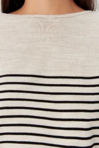 TRENDYOLMİLLA Stone Basic Striped Knitwear Sweater - Image 4