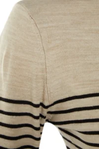 TRENDYOLMİLLA Stone Basic Striped Knitwear Sweater - Image 6