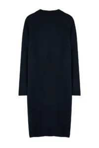 TRENDYOLMİLLA More Sustainable NAVY BLUE Midi Soft textured Knit Dress - Image 7