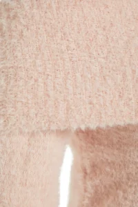 TRENDYOLMİLLA Powder PINK Carnen Collar Hairy/Beard Thread Knitwear Sweater - Image 7