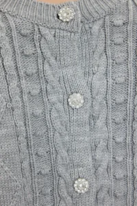 TRENDYOLMİLLA Gray Double Sided Usable Knitwear Sweater - Image 5