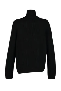 TRENDYOLMİLLA Black Zipper Detailed Knitwear Sweater - Image 8