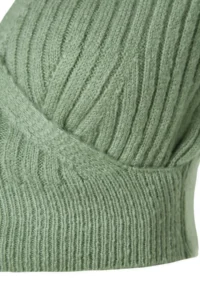 TRENDYOLMİLLA MINT Crop Soft textured Double breasted Knitwear Sweater - Image 8