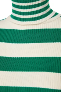 TRENDYOLMİLLA Stone Striped Turtleneck Knitwear Sweater - Image 7