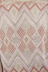 TRENDYOLMİLLA Stone Ethnic Patterned Soft textured Wide Pattern Turtleneck Knitwear Sweater - Image 4