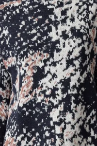 TRENDYOLMİLLA Stone Soft textured Patterned High Neck Knitwear Sweater - Image 3