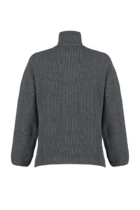 TRENDYOLMİLLA More Sustainable Anthracite Knitwear Sweater - Image 8
