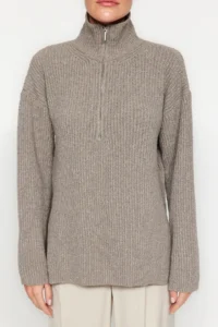 TRENDYOLMİLLA More Sustainable Mink Knitwear Sweater - Image 6