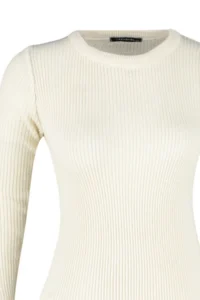 TRENDYOLMİLLA Stone Plain Sleeves Button Detailed Basic Knitwear Sweater - Image 7