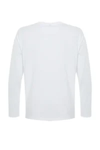 TRENDYOLMİLLA WHITE 100% Thick Cotton Basic Crew Neck Oversized/Wide Pattern Knitting T-Shirt - Image 19