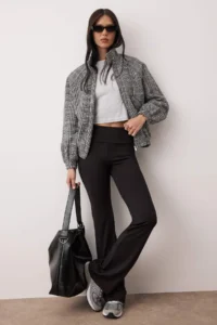 TRENDYOLMİLLA Black Knitting Sweatpants - Image 2