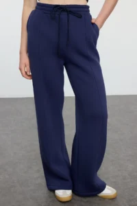 TRENDYOLMİLLA NAVY BLUE  Knitting Tracksuit - Image 4