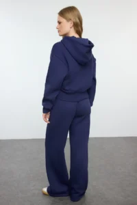 TRENDYOLMİLLA NAVY BLUE  Knitting Tracksuit - Image 5