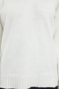 TRENDYOLMİLLA Stone Woolly Boat Neck Basic Knitwear Sweater - Image 4