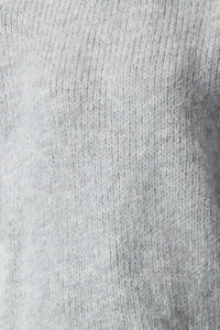 TRENDYOLMİLLA Gray Wide Pattern Soft textured Knitwear Sweater - Image 8