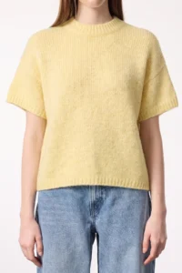 TRENDYOLMİLLA Yellow Wide Pattern Soft textured Knitwear Sweater - Image 4
