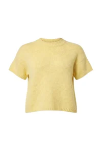 TRENDYOLMİLLA Yellow Wide Pattern Soft textured Knitwear Sweater - Image 6