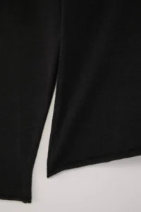 TRENDYOLMİLLA Black Cotton Thin Knitwear Sweater - Image 8