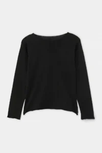 TRENDYOLMİLLA Black Cotton Thin Knitwear Sweater - Image 9
