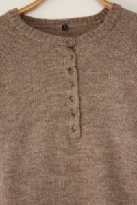 TRENDYOLMİLLA Mink Soft textured Button Detailed Knitwear Sweater - Image 6