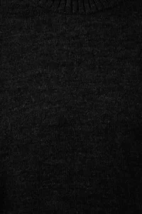 TRENDYOLMİLLA Black Wide Pattern Soft textured Knitwear Sweater - Image 5