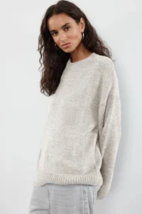 TRENDYOLMİLLA Stone Wide Pattern Soft textured Knitwear Sweater - Image 5
