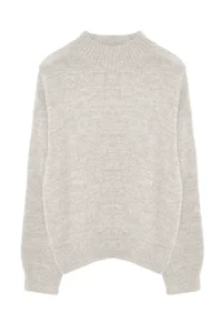 TRENDYOLMİLLA Stone Wide Pattern Soft textured Knitwear Sweater - Image 8