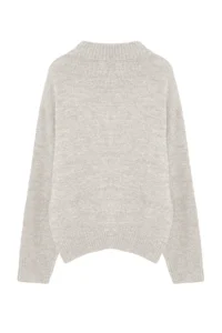 TRENDYOLMİLLA Stone Wide Pattern Soft textured Knitwear Sweater - Image 9