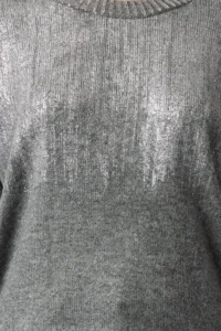 TRENDYOLMİLLA Anthracite Soft textured Wide Pattern Basic Knitwear Sweater - Image 7
