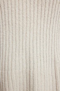 TRENDYOLMİLLA More Sustainable Stone Wide Pattern peplum Detailed Cotton Knitwear Sweater - Image 4