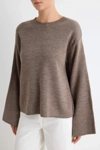 TRENDYOLMİLLA More Sustainable Mink Basic Knitwear Sweater - Image 3