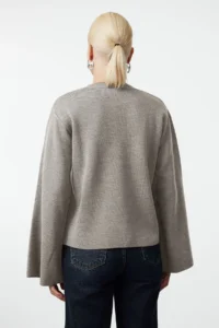 TRENDYOLMİLLA More Sustainable Stone Basic Knitwear Sweater - Image 5