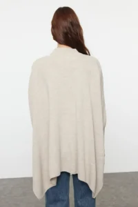 TRENDYOLMİLLA Stone Wide Pattern High Neck Knitwear Sweater - Image 5
