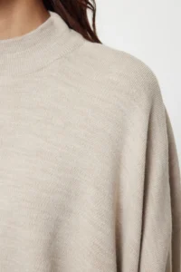 TRENDYOLMİLLA Stone Wide Pattern High Neck Knitwear Sweater - Image 6