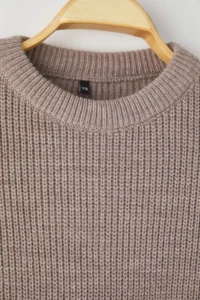 TRENDYOLMİLLA Mink Wide Pattern Ribbed Soft textured Knitwear Sweater - Image 6