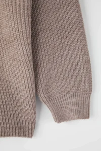 TRENDYOLMİLLA Mink Wide Pattern Ribbed Soft textured Knitwear Sweater - Image 7