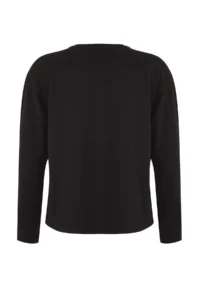 TRENDYOLMİLLA Black-Black 2 Sets Paket 100% single jersey Oversized/Wide Cut Knitting T-Shirt - Image 11
