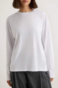 TRENDYOLMİLLA Black-WHITE 2 Sets Paket 100% single jersey Oversized/Wide Cut Knitting T-Shirt - Image 3
