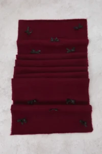 TRENDYOLMİLLA Soft textured Ribbon Detailed 2 Sets Knitwear Scarf-Beanie Set - Image 5