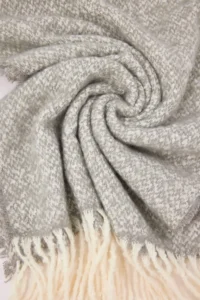 TRENDYOLMİLLA Gray Nopeli Women Scarf - Image 2