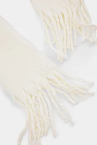 TRENDYOLMİLLA Ecru Knitting Women Scarf - Image 2