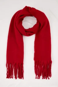 TRENDYOLMİLLA Red Knitting Women Scarf