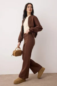TRENDYOLMİLLA Dark Brown  Knitting Tracksuit