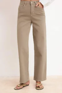 TRENDYOLMİLLA Mink High Waist Wide Leg comfort/Flexible Wide Leg jeans - Image 3