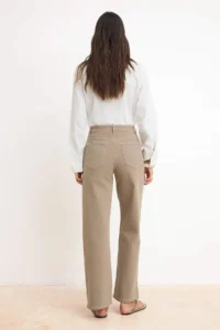TRENDYOLMİLLA Mink High Waist Wide Leg comfort/Flexible Wide Leg jeans - Image 4
