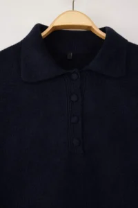 TRENDYOLMİLLA NAVY BLUE Soft textured Hair Knitting Detailed Knitwear Sweater - Image 6